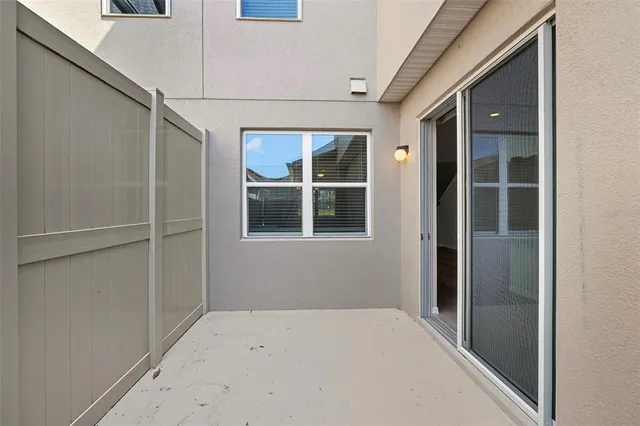 a view of empty room