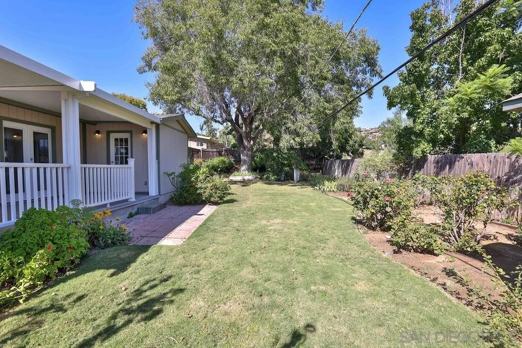 9802 Sierra Madre Road Spring Valley, CA 91977 - Photo 30 of 48 a view of backyard with garden