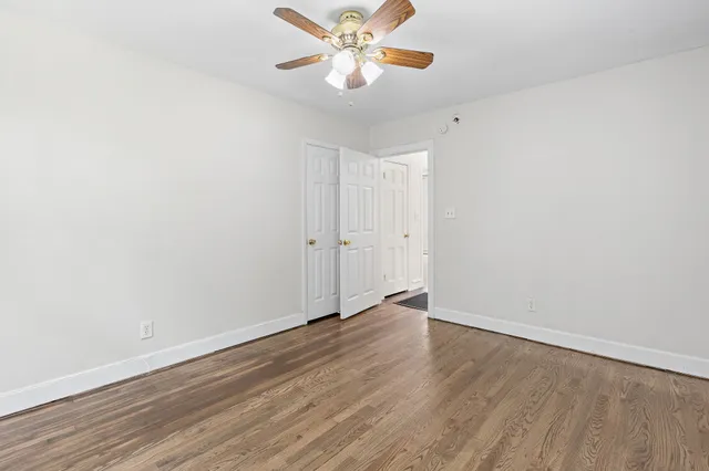 wooden floor in an empty room