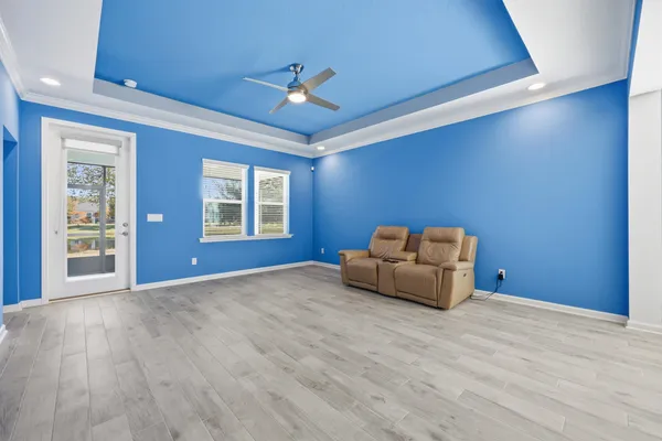wooden floor in an empty room