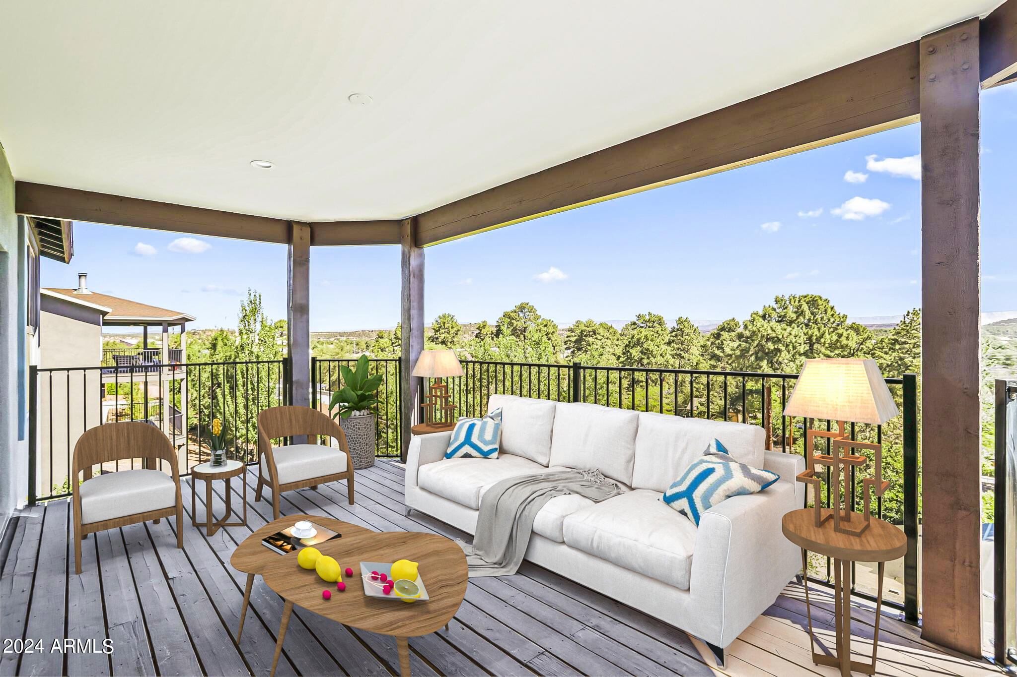 306 West Rim View Road Payson, AZ 85541 - Photo 10 of 54 1026 Back Top Deck 2 2