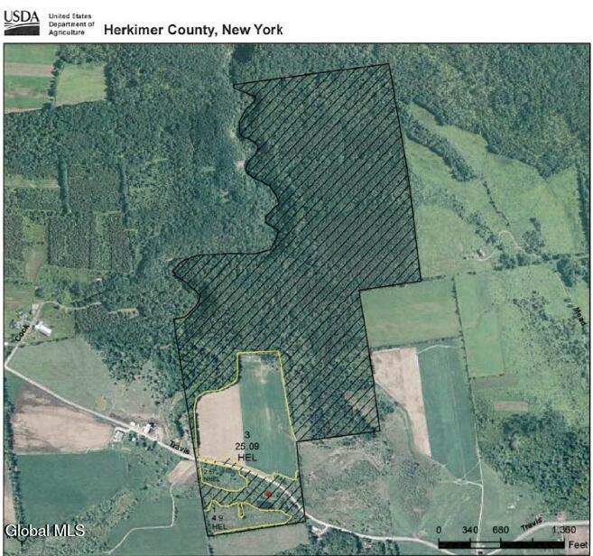 L27 Travis Road Jordanville, NY 13361 - Photo 2 of 12 177.70 acre - Travis Rd lot