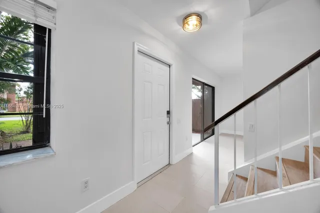 a view of an entryway