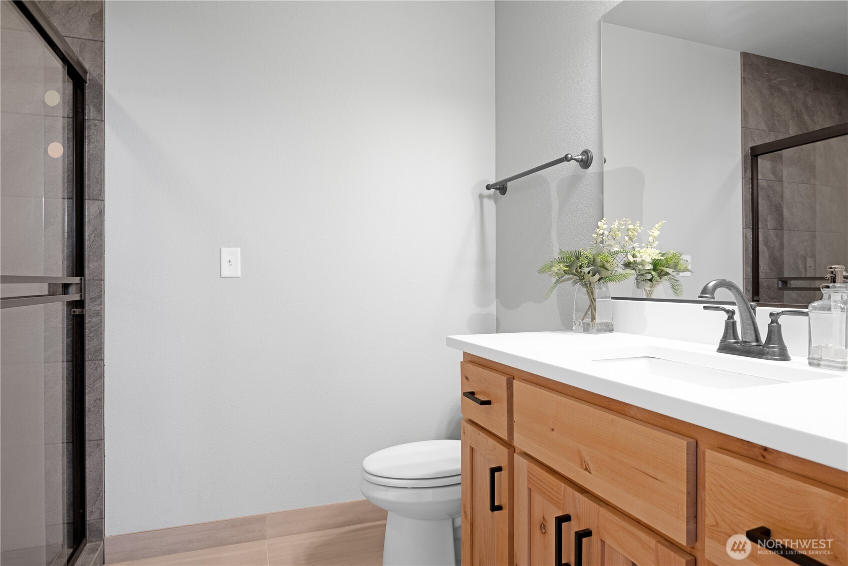 327 Parpala Road Naselle, WA 98638 - Photo 17 of 36 a bathroom with a sink toilet and mirror