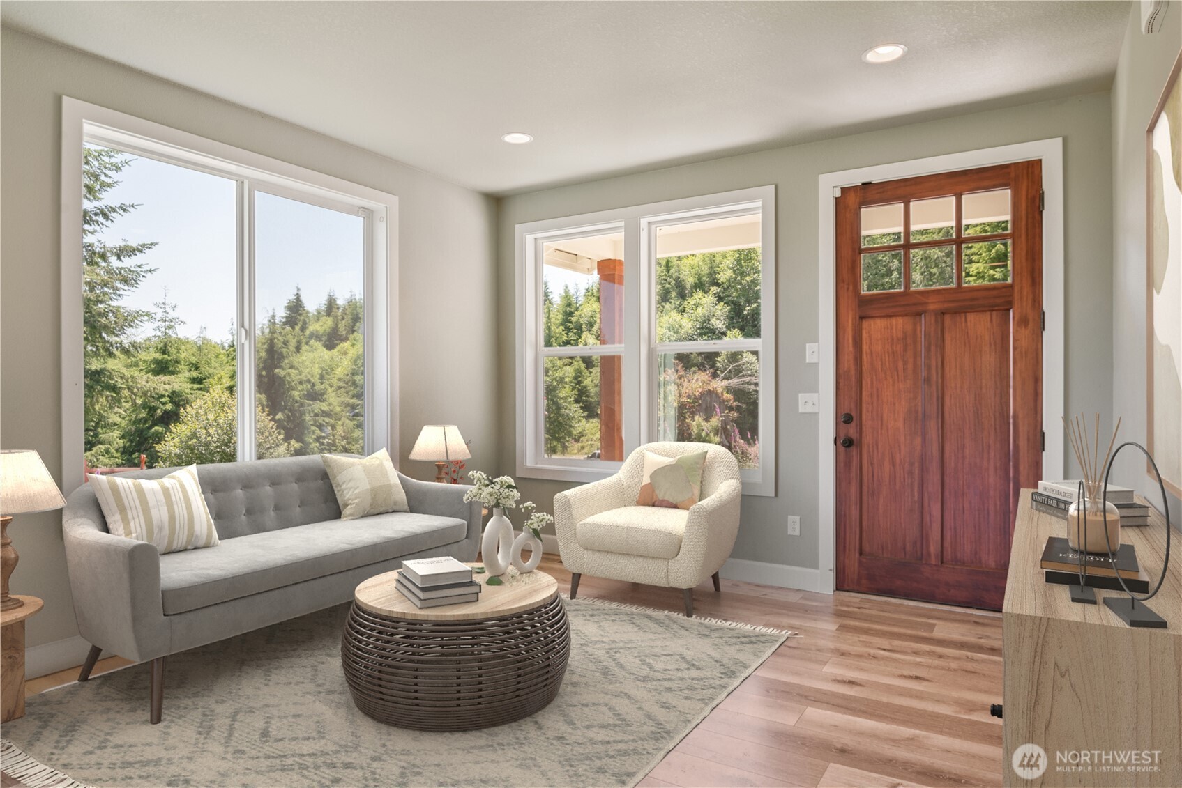 327 Parpala Road Naselle, WA 98638 - Photo 3 of 36 a living room with furniture and a large window