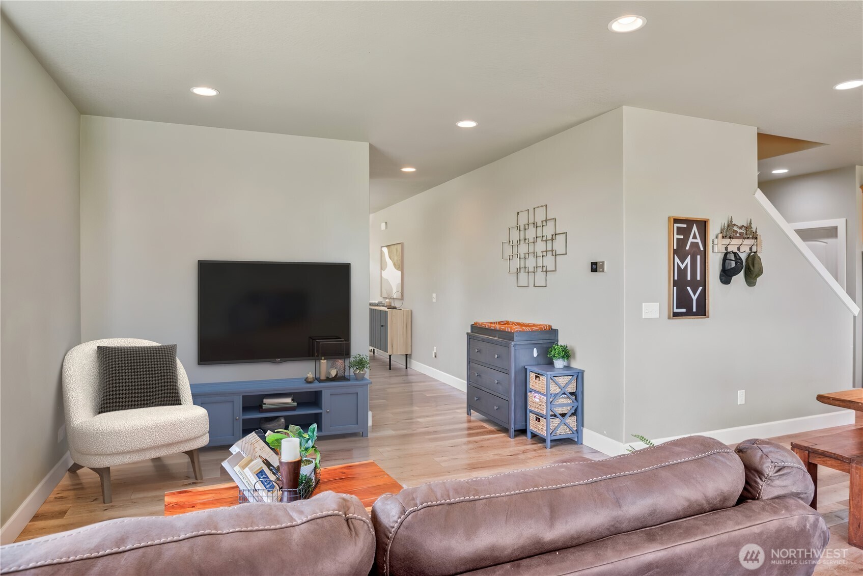 327 Parpala Road Naselle, WA 98638 - Photo 5 of 36 a living room with furniture and a flat screen tv