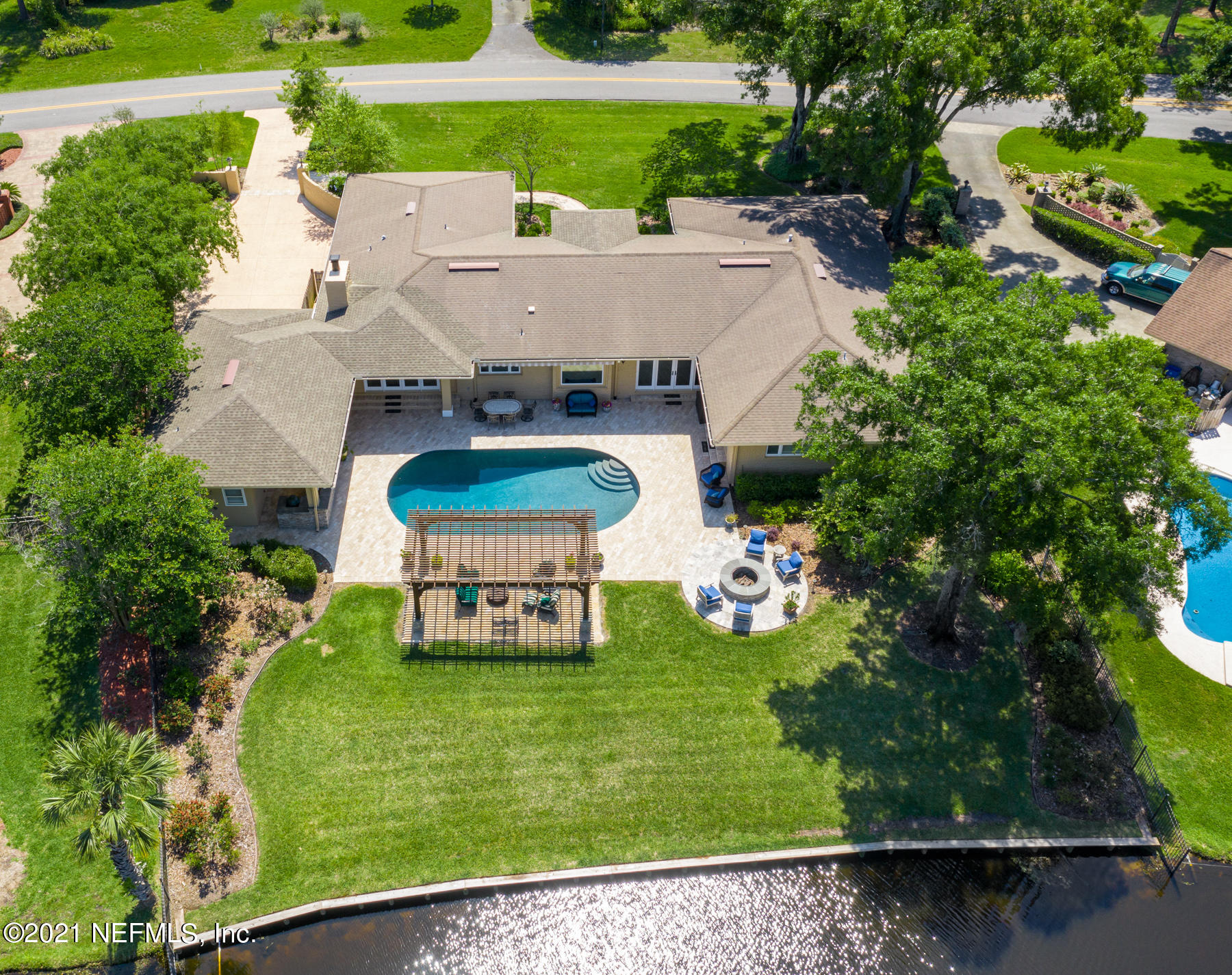8270 Hunters Grove Road Jacksonville, FL 32256 - Photo 2 of 76 Rear Aerial View