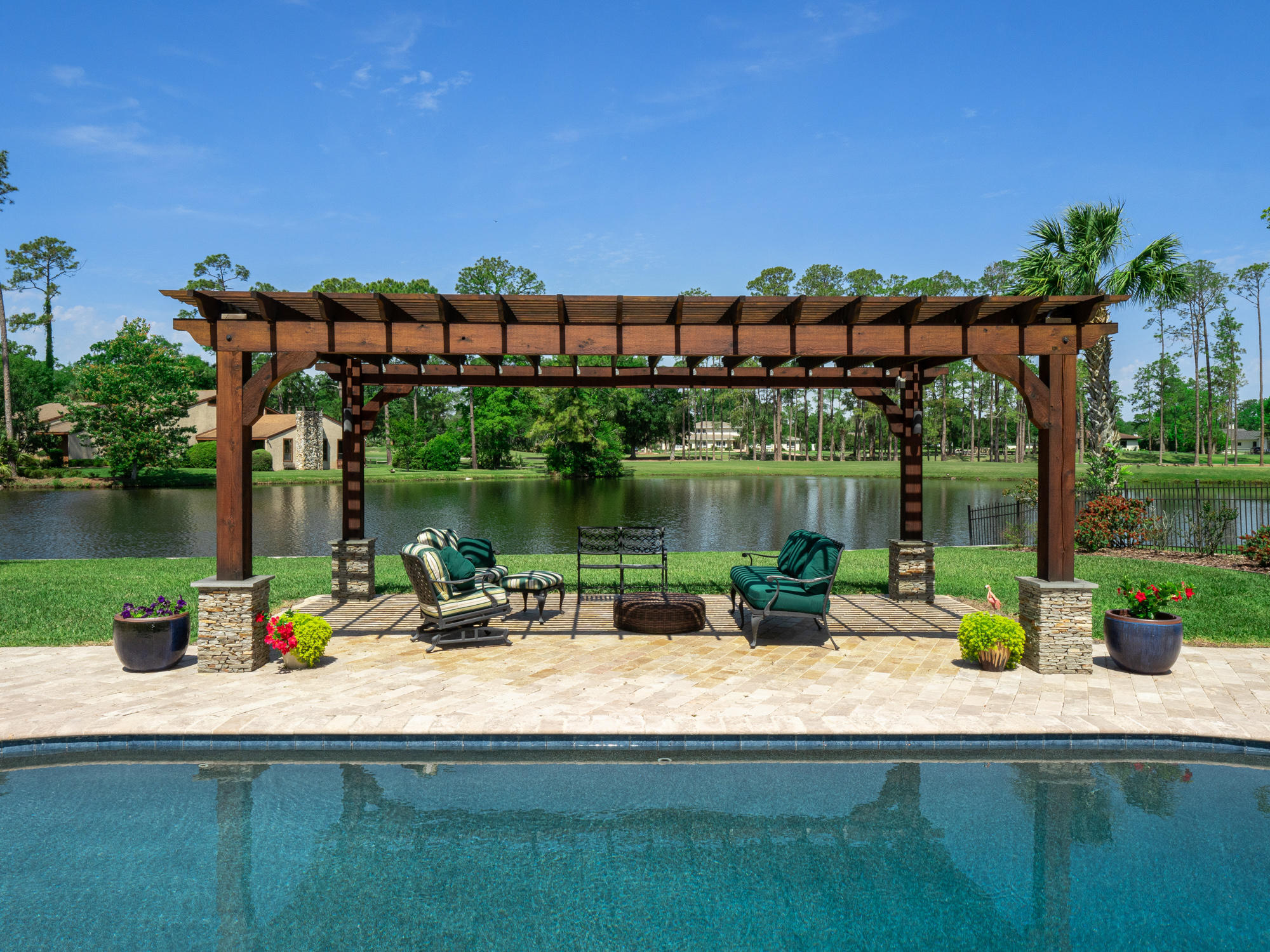 8270 Hunters Grove Road Jacksonville, FL 32256 - Photo 47 of 76 Custom Pergola