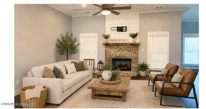1657 Carlee Drive Hernando, MS 38632 - Photo 4 of 31 Virtually Staged Living Room