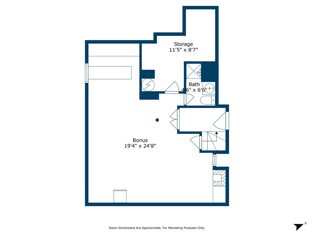 60 Baker Road Everett, MA 02149 - Photo 25 of 27 a picture of a floor plan