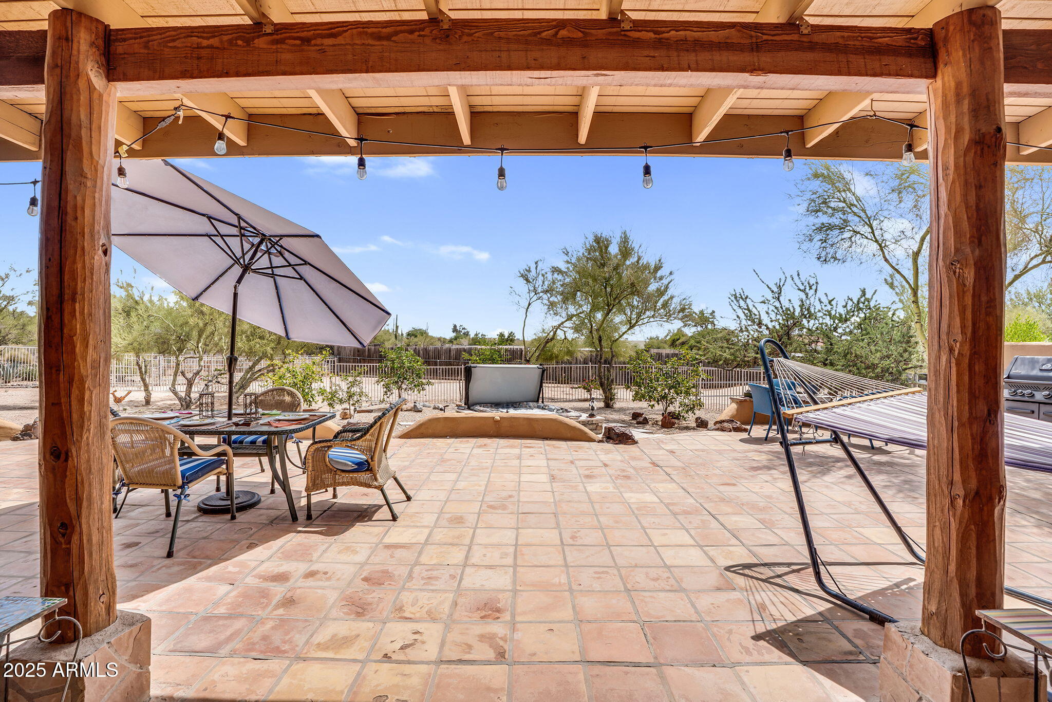 6017 East Rancho Del Oro Drive Cave Creek, AZ 85331 - Photo 32 of 55 Large covered rear patio