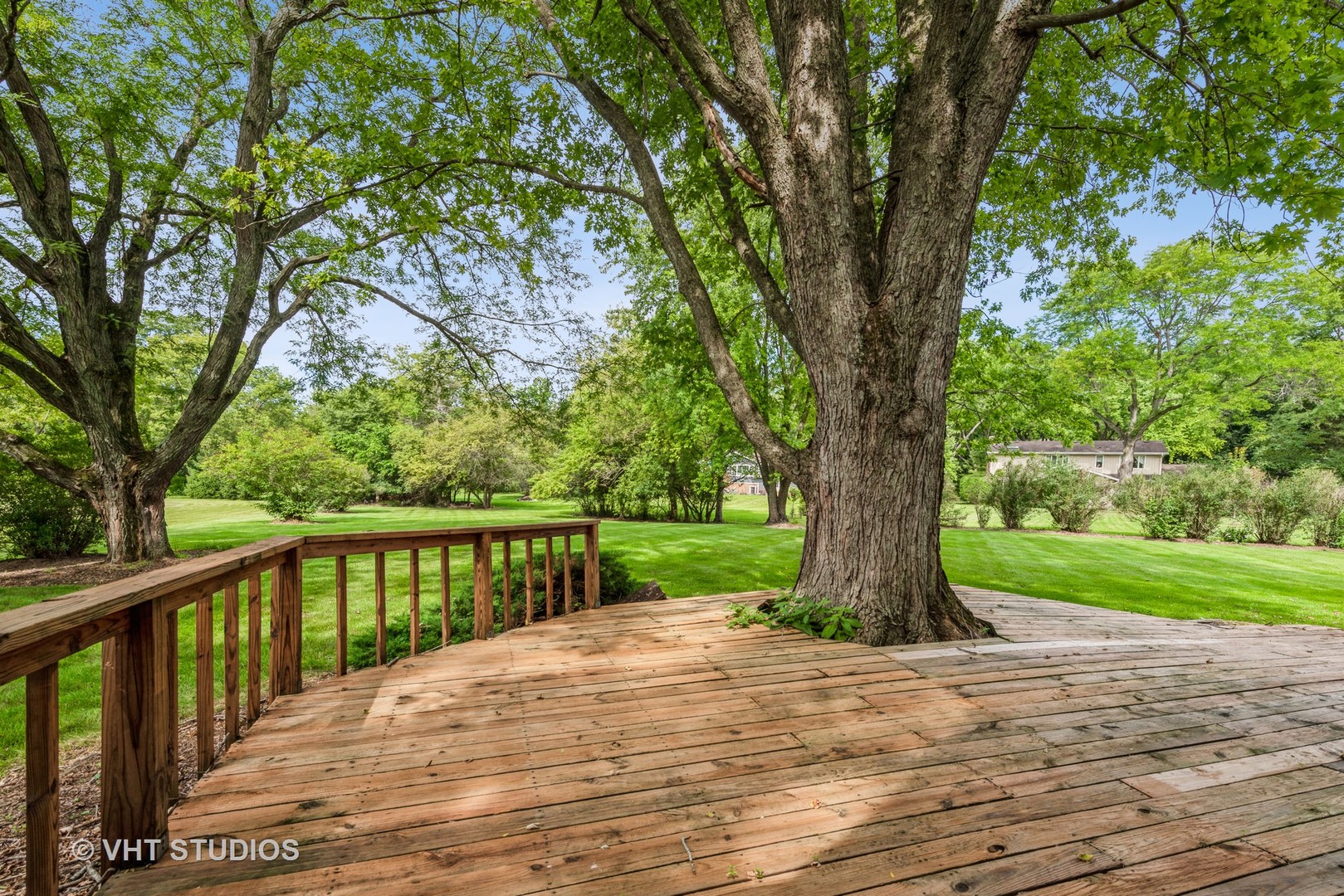 238 Valley Road Trout Valley, IL 60013 - Photo 22 of 41 a view of a deck and a yard