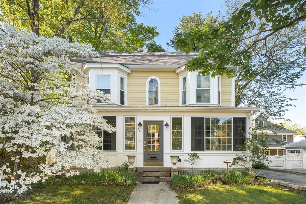 53 Lake Street Winchester, MA 01890 - Photo 2 of 36 front view of a house with a yard