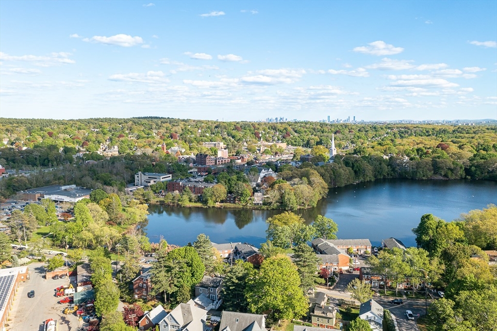 53 Lake Street Winchester, MA 01890 - Photo 35 of 36 a view of a lake with houses in the back