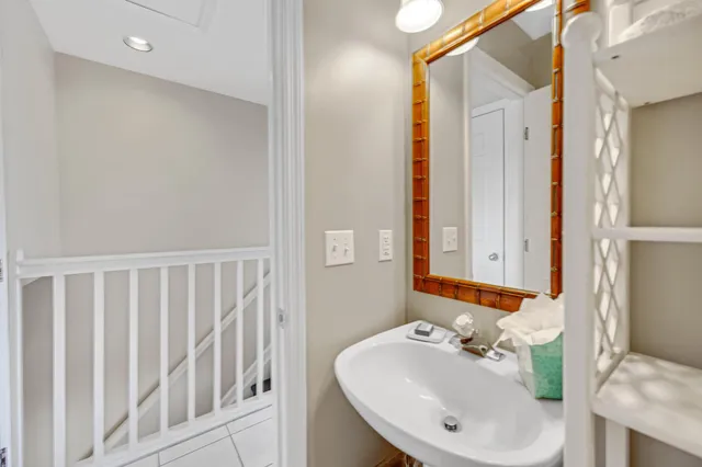 a view of a street with a large window