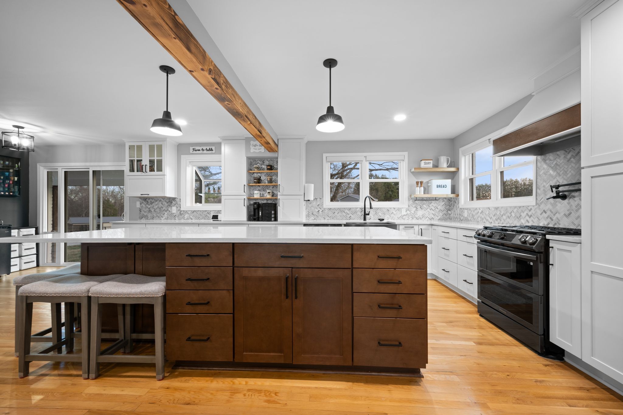 250 Pate Lane Dickson, TN 37055 - Photo 8 of 57 a kitchen with stainless steel appliances granite countertop a stove and a sink