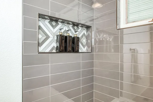 a view of a rack on the wall