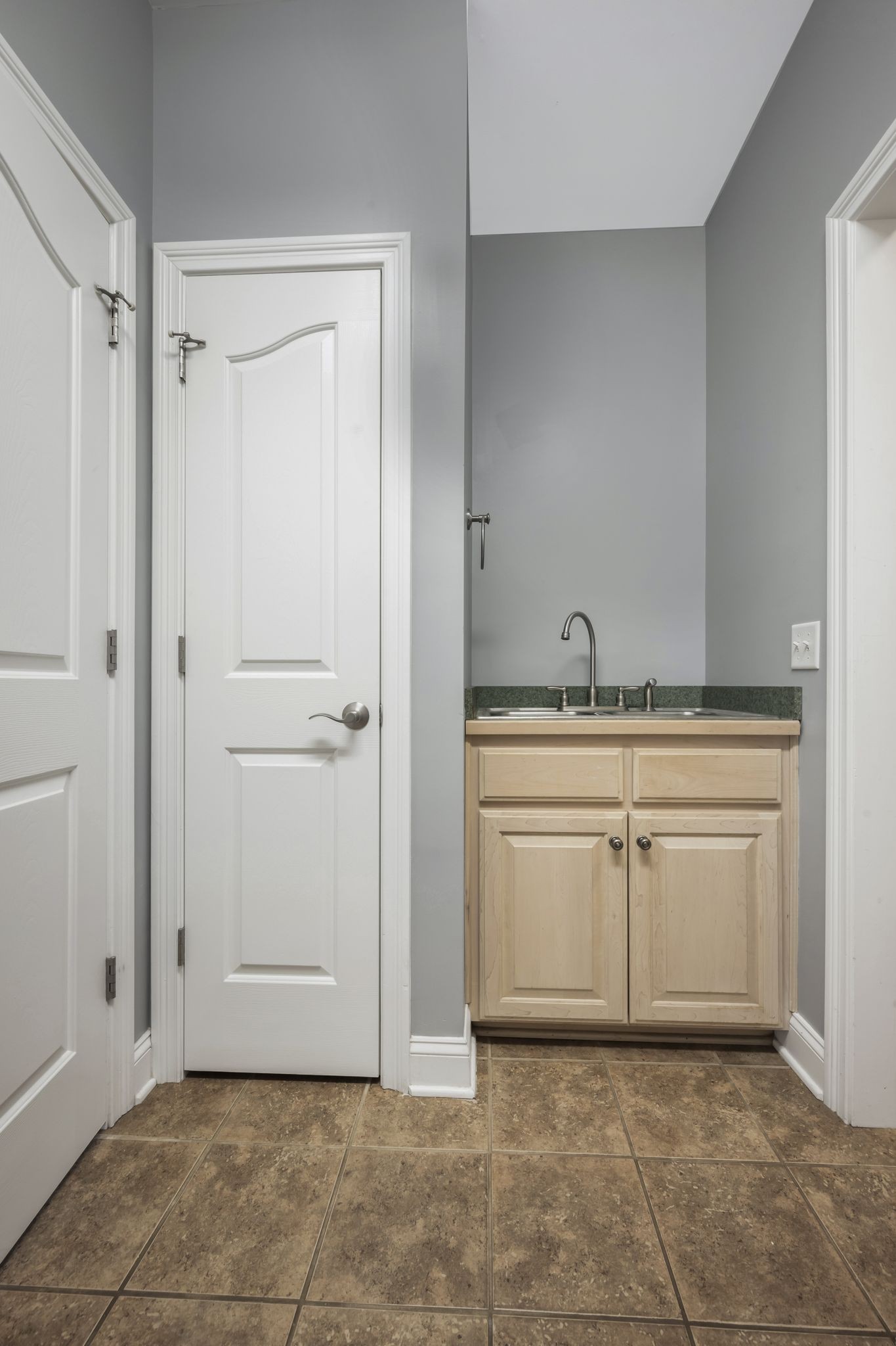 1053 Hall Cemetery Road Burns, TN 37029 - Photo 20 of 64 a bathroom with a granite countertop sink and a mirror