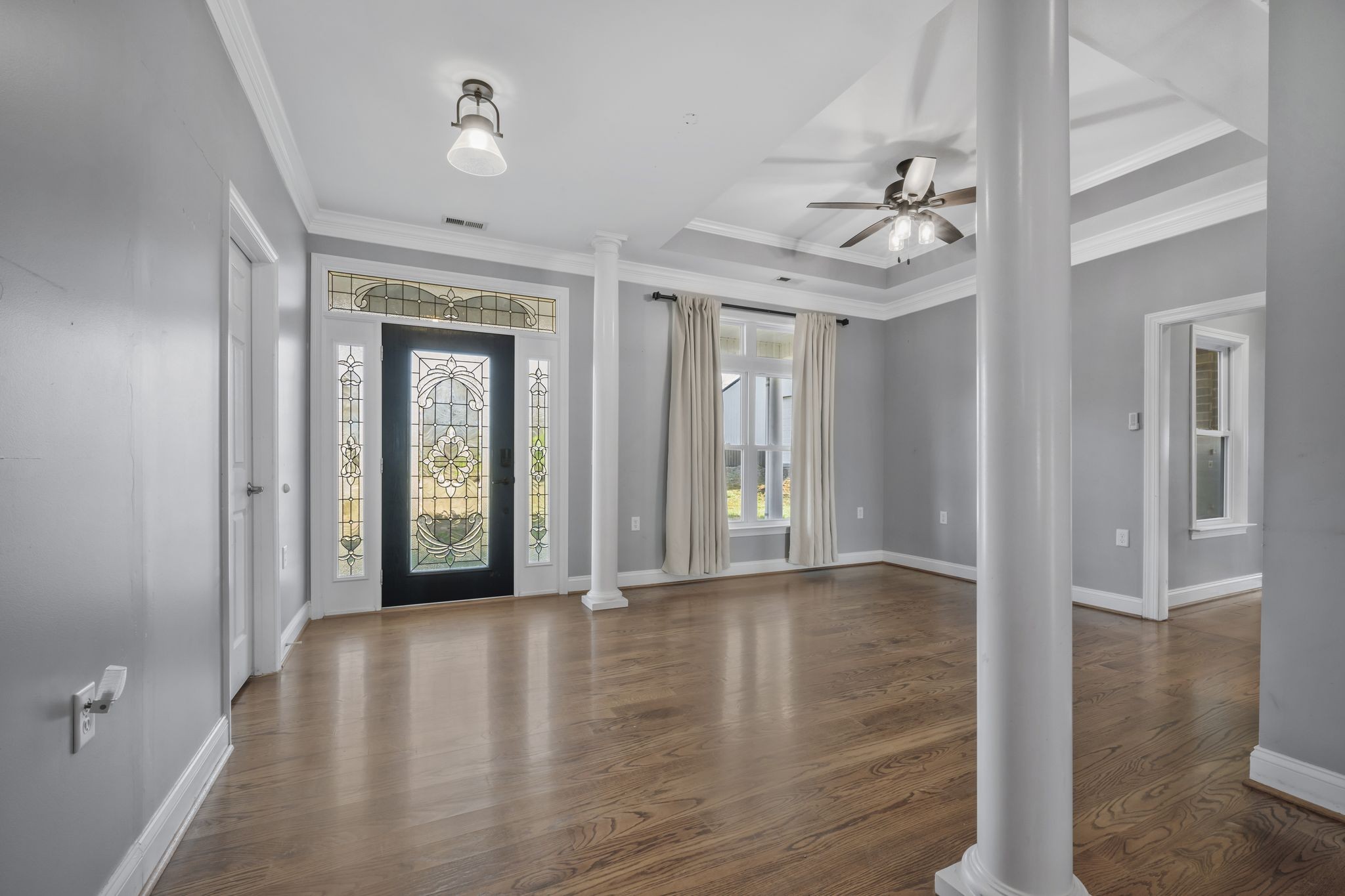 1053 Hall Cemetery Road Burns, TN 37029 - Photo 5 of 64 wooden floor in an empty room with a window