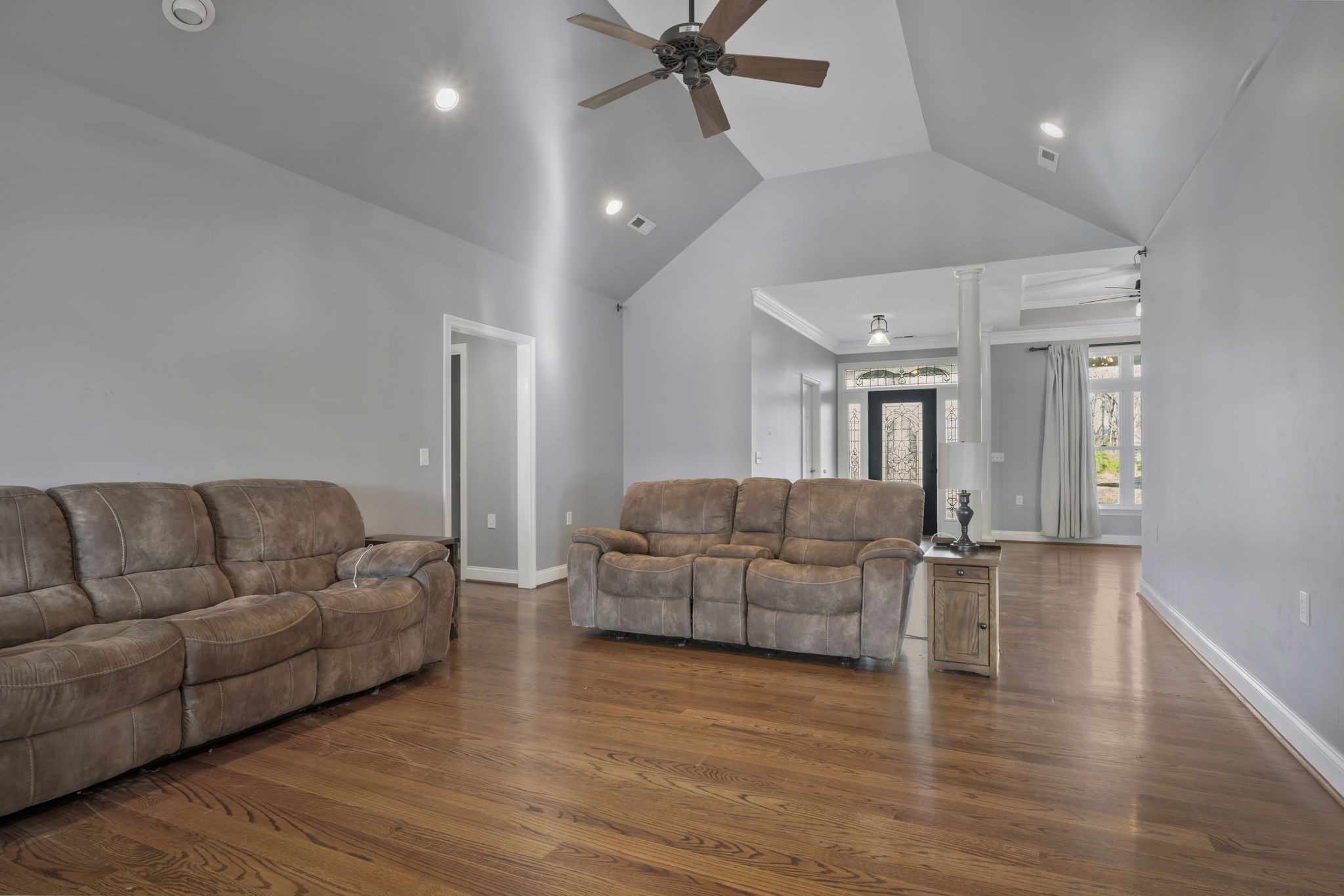 1053 Hall Cemetery Road Burns, TN 37029 - Photo 8 of 64 a living room with furniture and a wooden floor