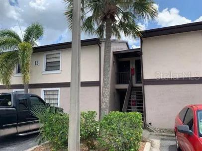 a view of a house with a patio