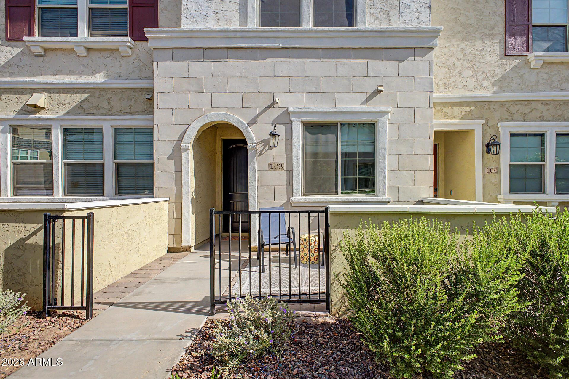 1821 East Bernie Lane, Unit 103 Gilbert, AZ 85295 - Photo 33 of 57 Front of 103