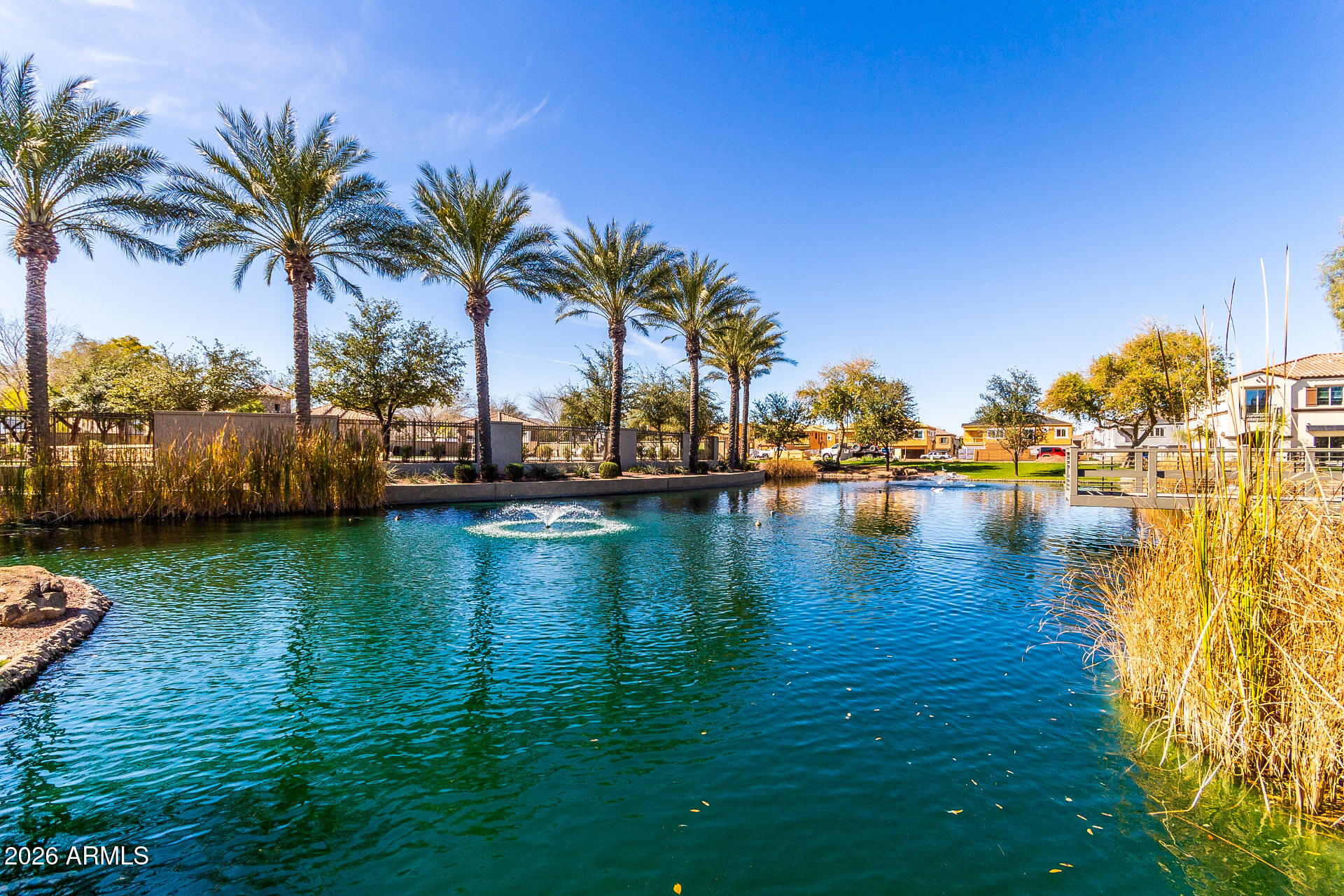 1821 East Bernie Lane, Unit 103 Gilbert, AZ 85295 - Photo 48 of 57 Another beautiful lake with fountain