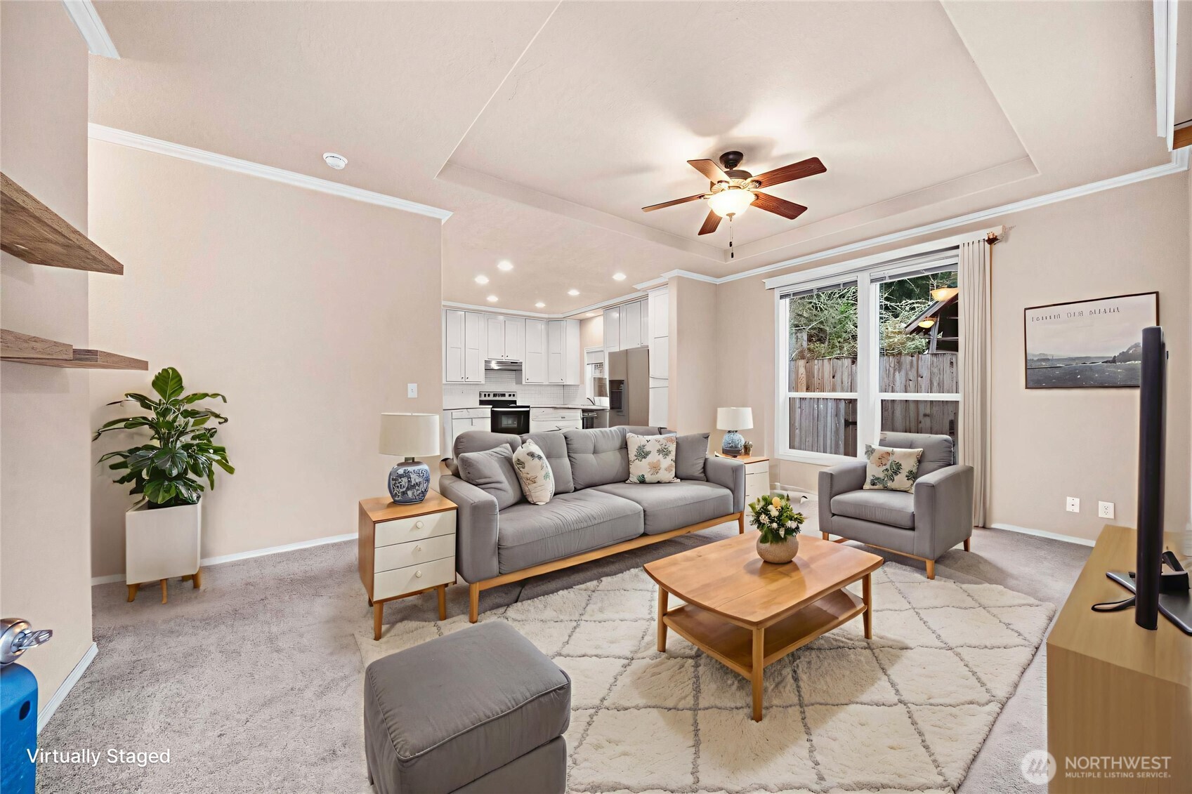 52 Southeast Spring Street Chehalis, WA 98532 - Photo 12 of 40 a living room with furniture potted plant and a window