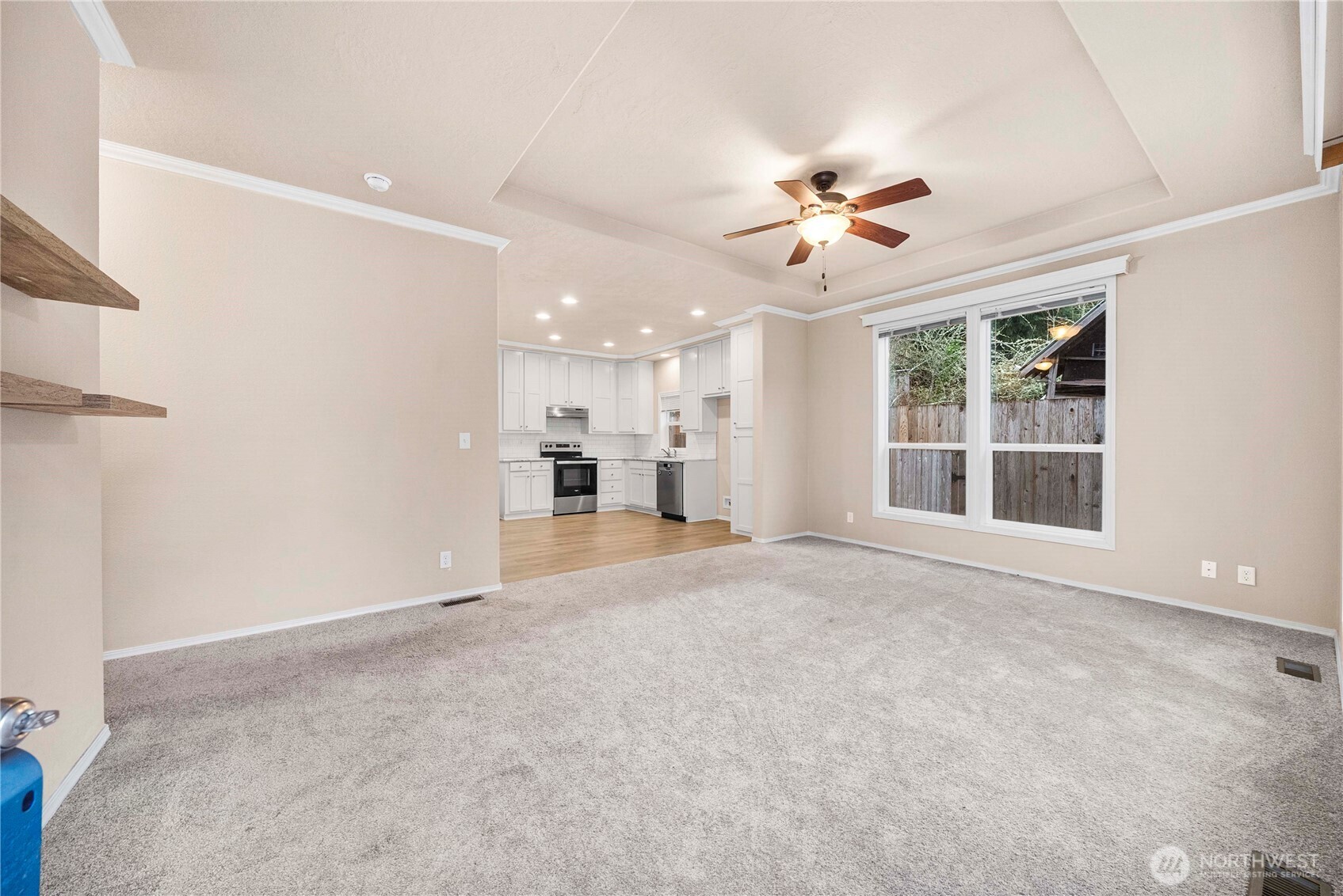 52 Southeast Spring Street Chehalis, WA 98532 - Photo 14 of 40 a view of an empty room with a window
