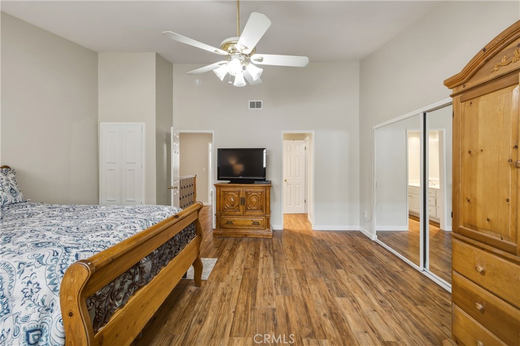 2615 Ruhland Avenue, Unit 15 Redondo Beach, CA 90278 - Photo 33 of 44 Vaulted ceilings with ceiling fan