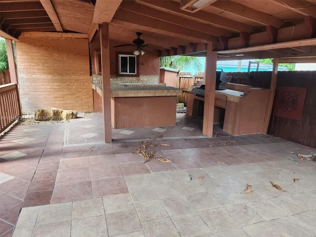 a view of a storage room