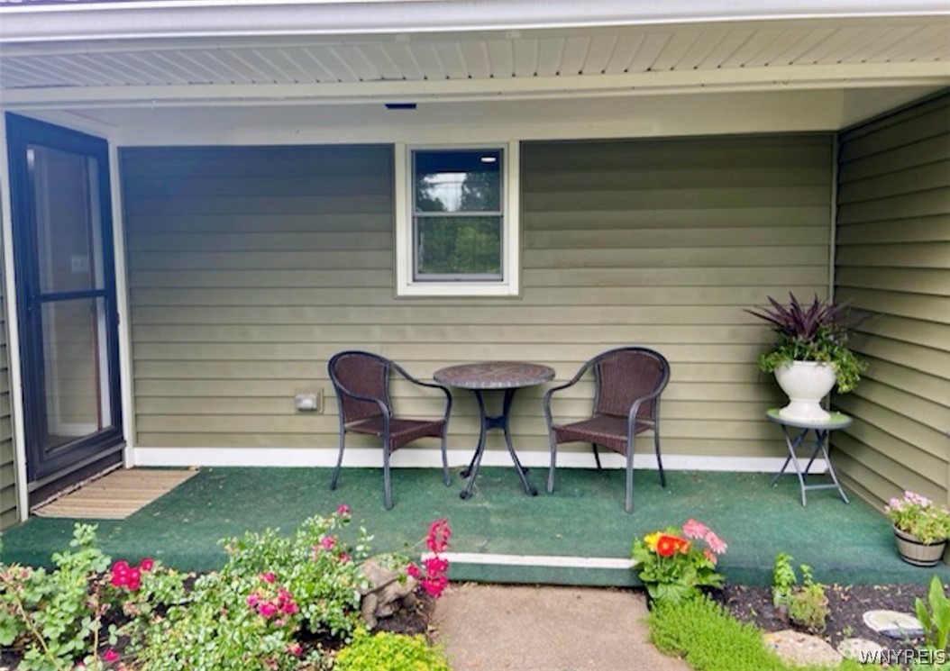6668 Milestrip Road Orchard Park, NY 14127 - Photo 3 of 30 Front patio, great for morning coffee.