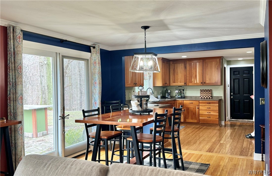 6668 Milestrip Road Orchard Park, NY 14127 - Photo 7 of 30 Dining area overlooks the park-like yard