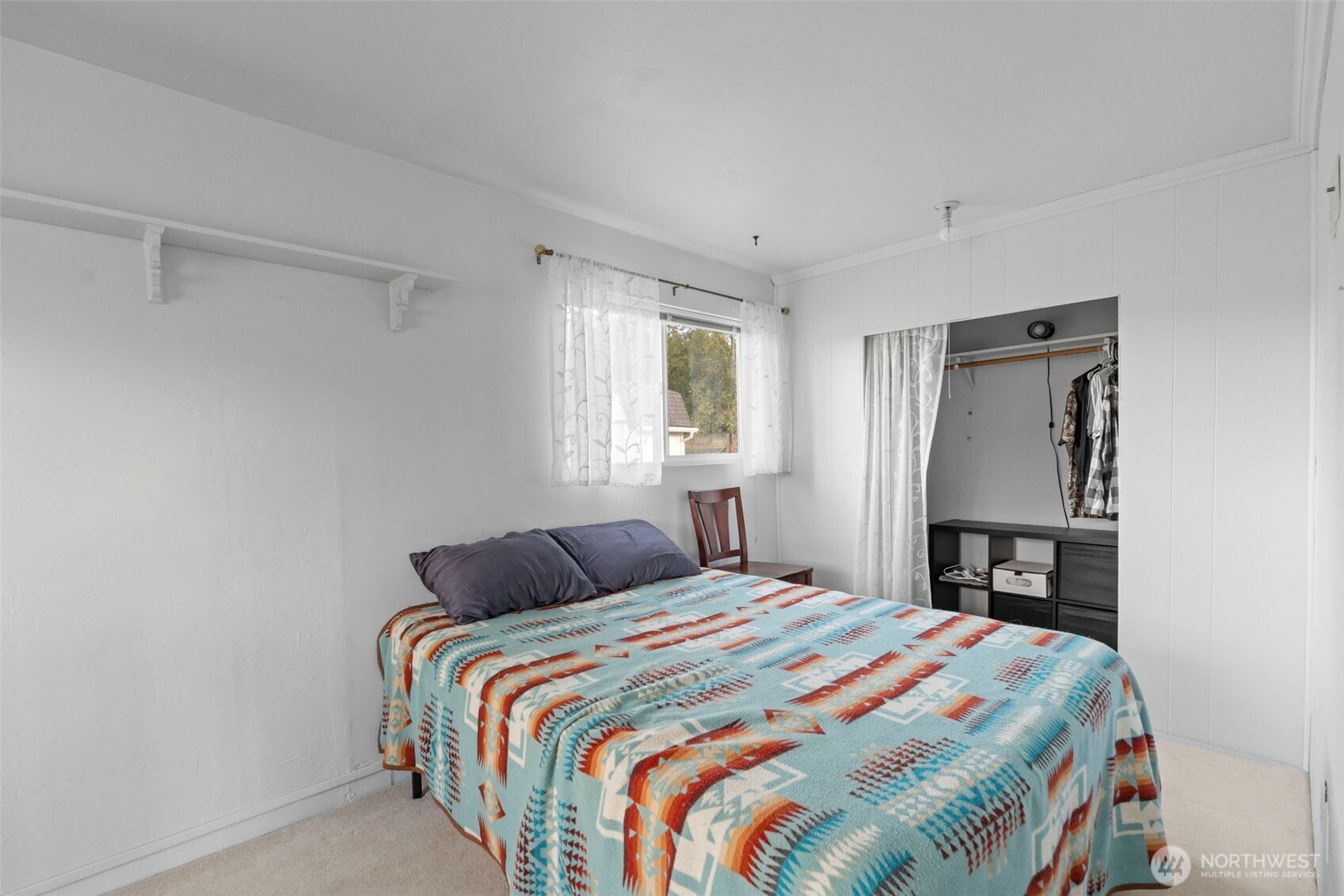 450 Hawkins Road Winlock, WA 98596 - Photo 14 of 40 a bedroom with a bed and a window