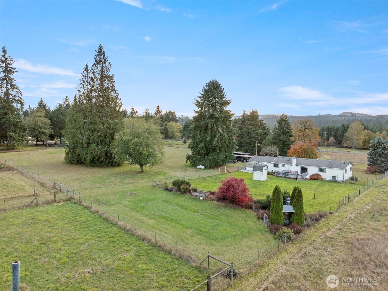 450 Hawkins Road Winlock, WA 98596 - Photo 34 of 40 a view of a garden with an outdoor space