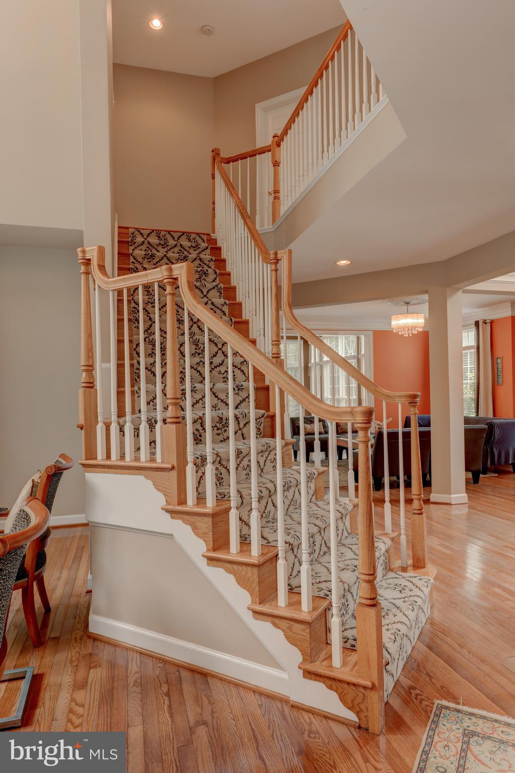 7394 Spring Summit Road Springfield, VA 22150 - Photo 24 of 69 cascading staircase