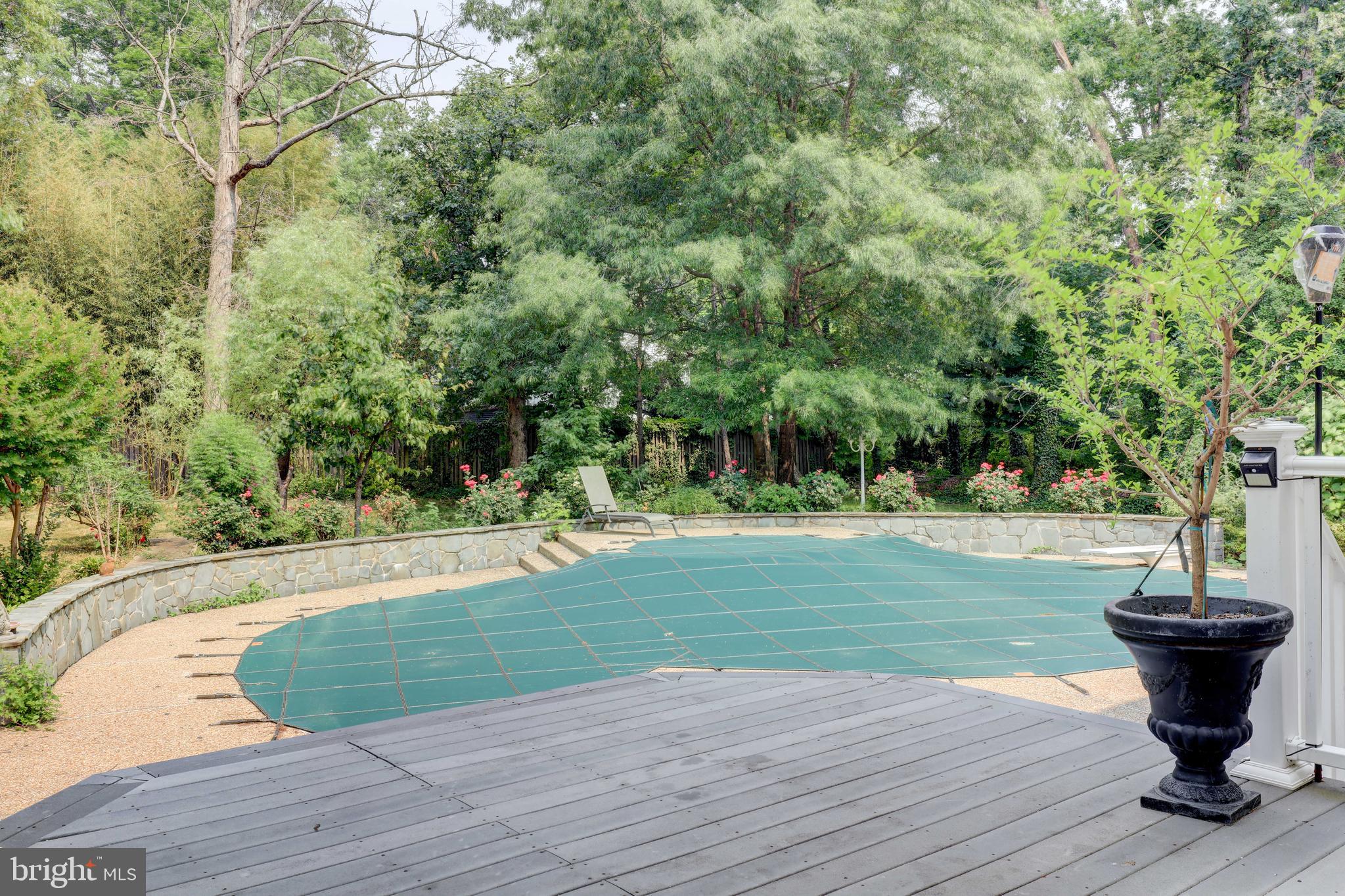 7394 Spring Summit Road Springfield, VA 22150 - Photo 64 of 69 deck to pool view