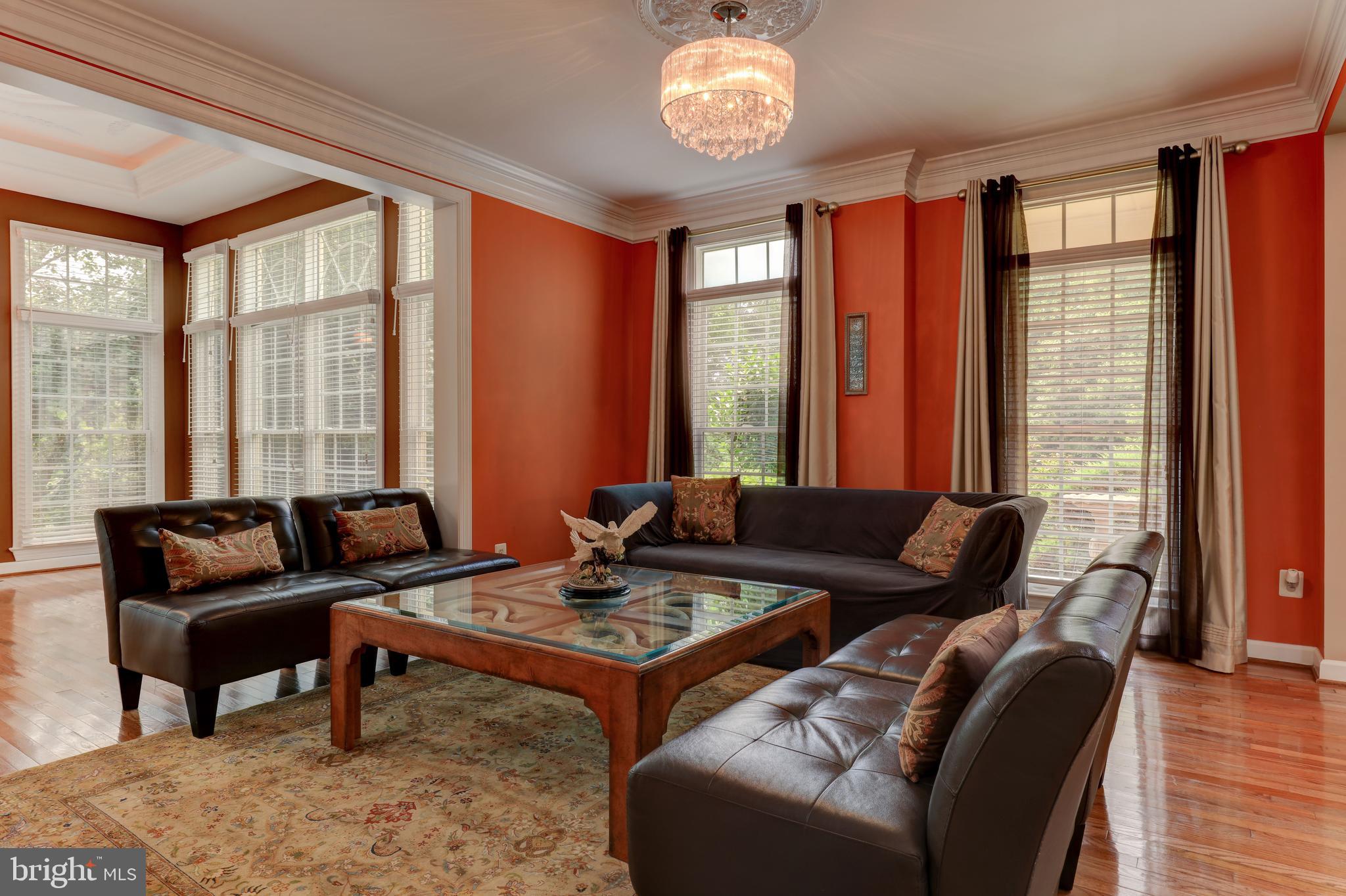 7394 Spring Summit Road Springfield, VA 22150 - Photo 9 of 69 tall ceilings in living room