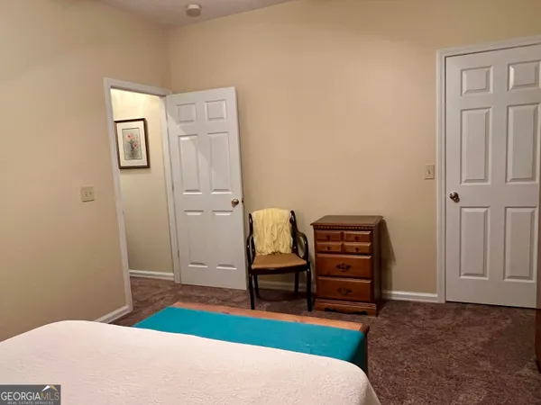 a view of trees from a balcony