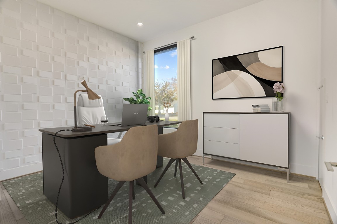 6533 Corbin Street Houston, TX 77055 - Photo 9 of 50 Virtually Staged Home Office