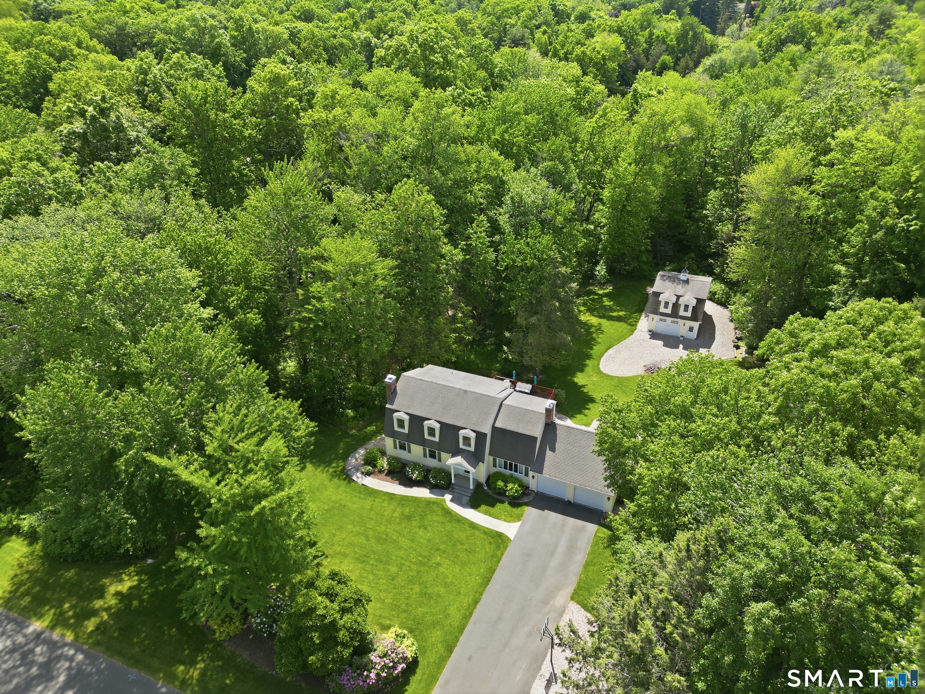 17 Briar Hill Road Avon, CT 06001 - Photo 34 of 38 Home sits on 1.94 acres in a park like setting. The owners were told it was the original neighborhood builder's when the development was built.