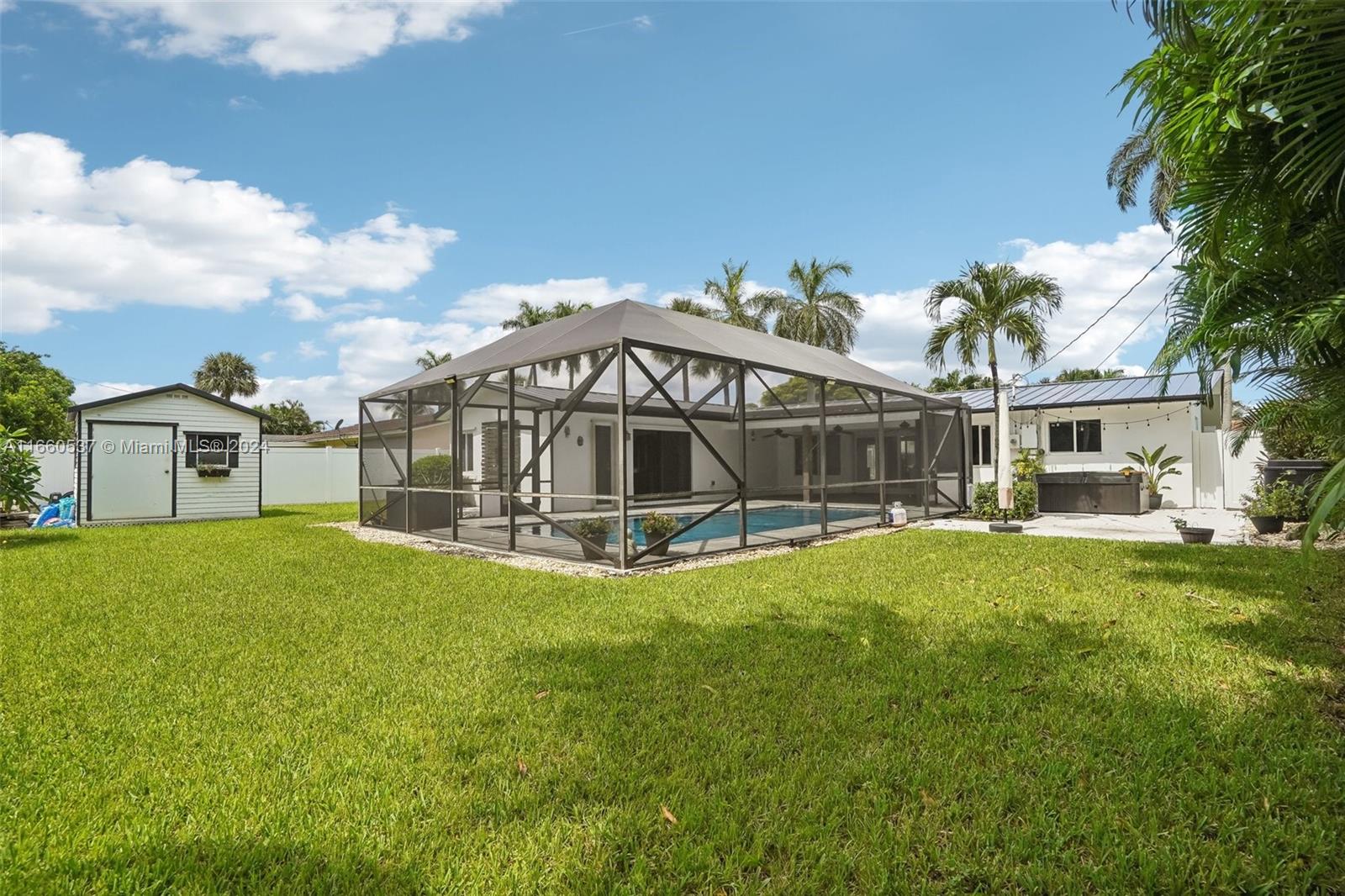 1164 Southwest 14th Street Boca Raton, FL 33486 - Photo 49 of 54 Manicured yard & shed