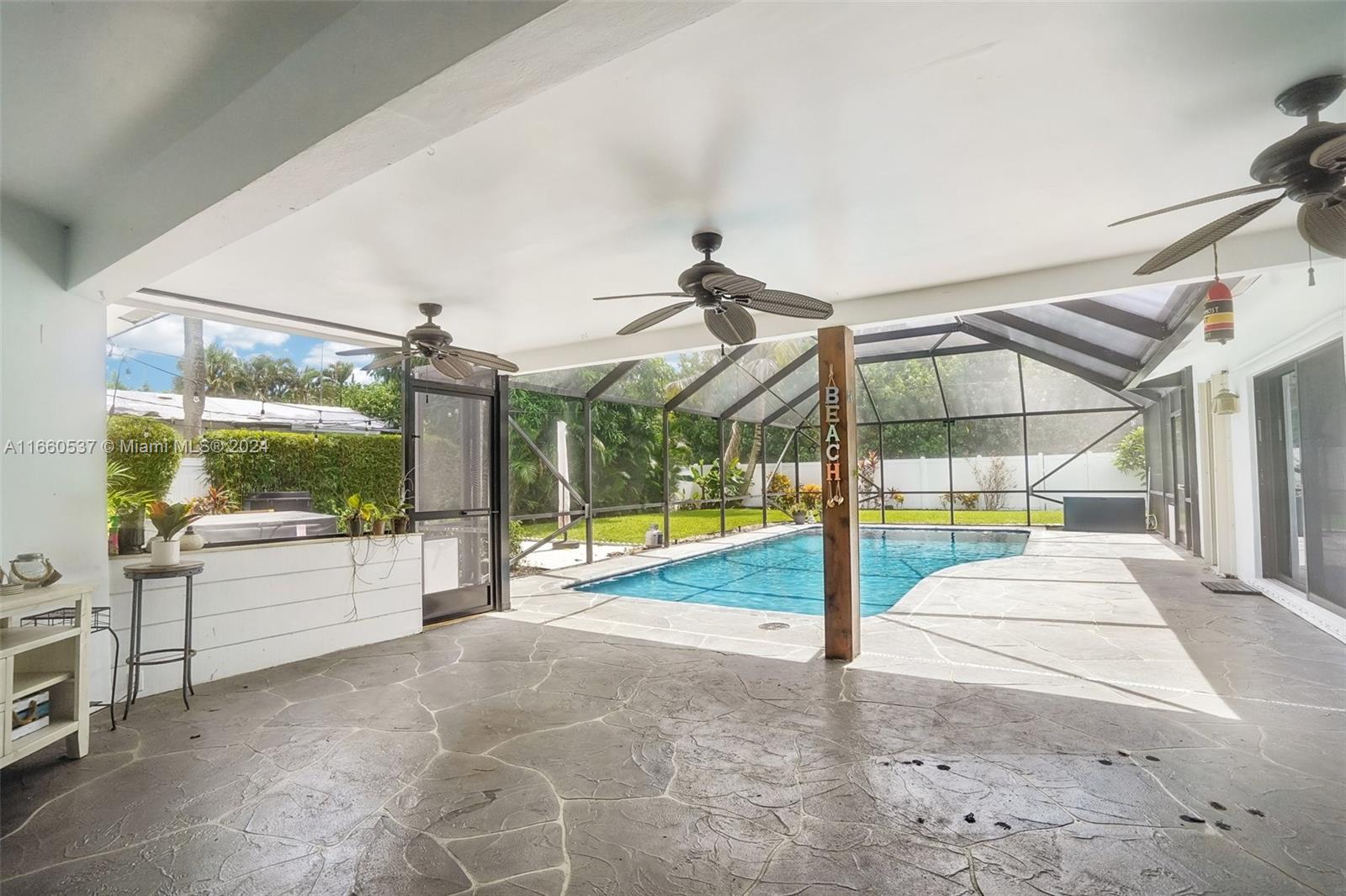 1164 Southwest 14th Street Boca Raton, FL 33486 - Photo 8 of 54 View from covered lanai