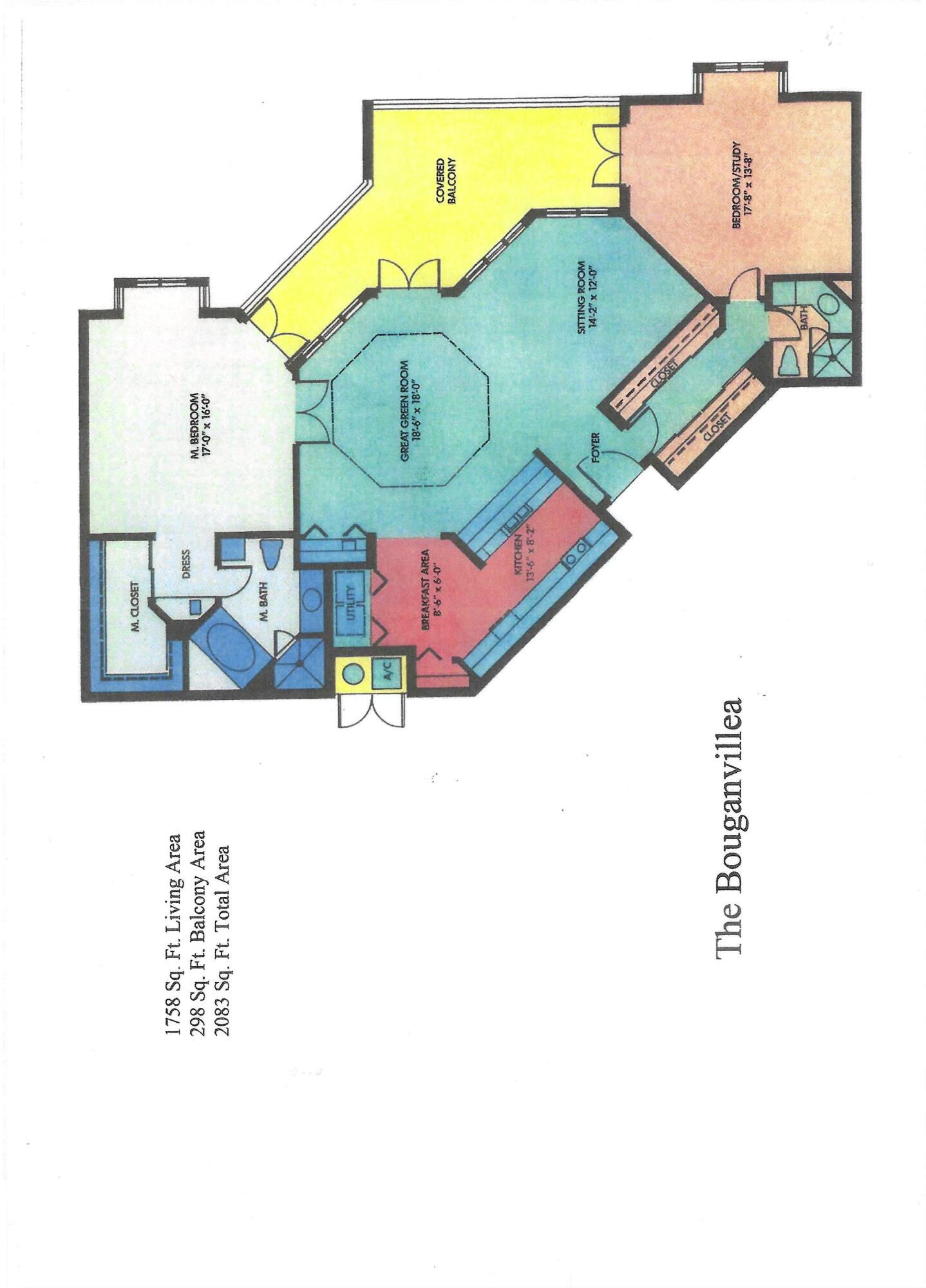 140 Southeast 5th Avenue, Unit 448 Boca Raton, FL 33432 - Photo 41 of 41 42 Bouganvillea Floor Plan