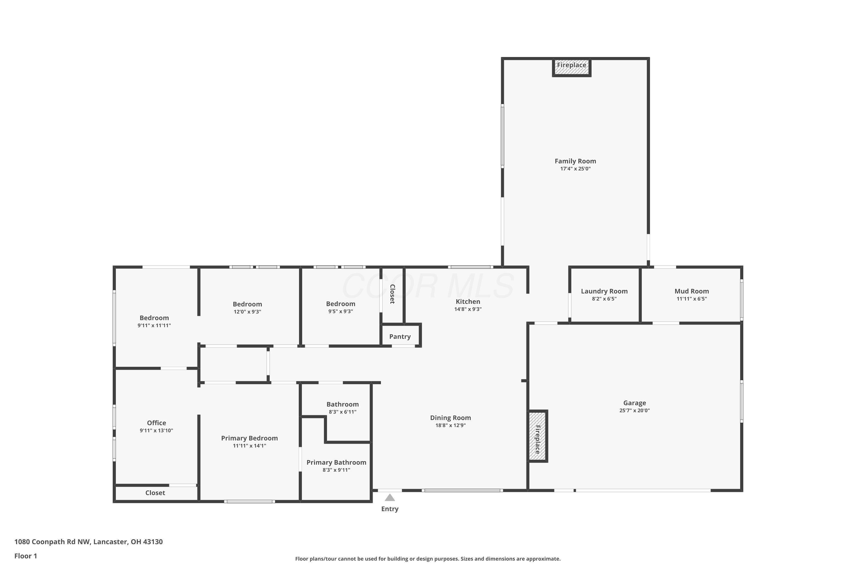 1080 Coonpath Road Northwest Lancaster, OH 43130 - Photo 55 of 55 Floor Plan