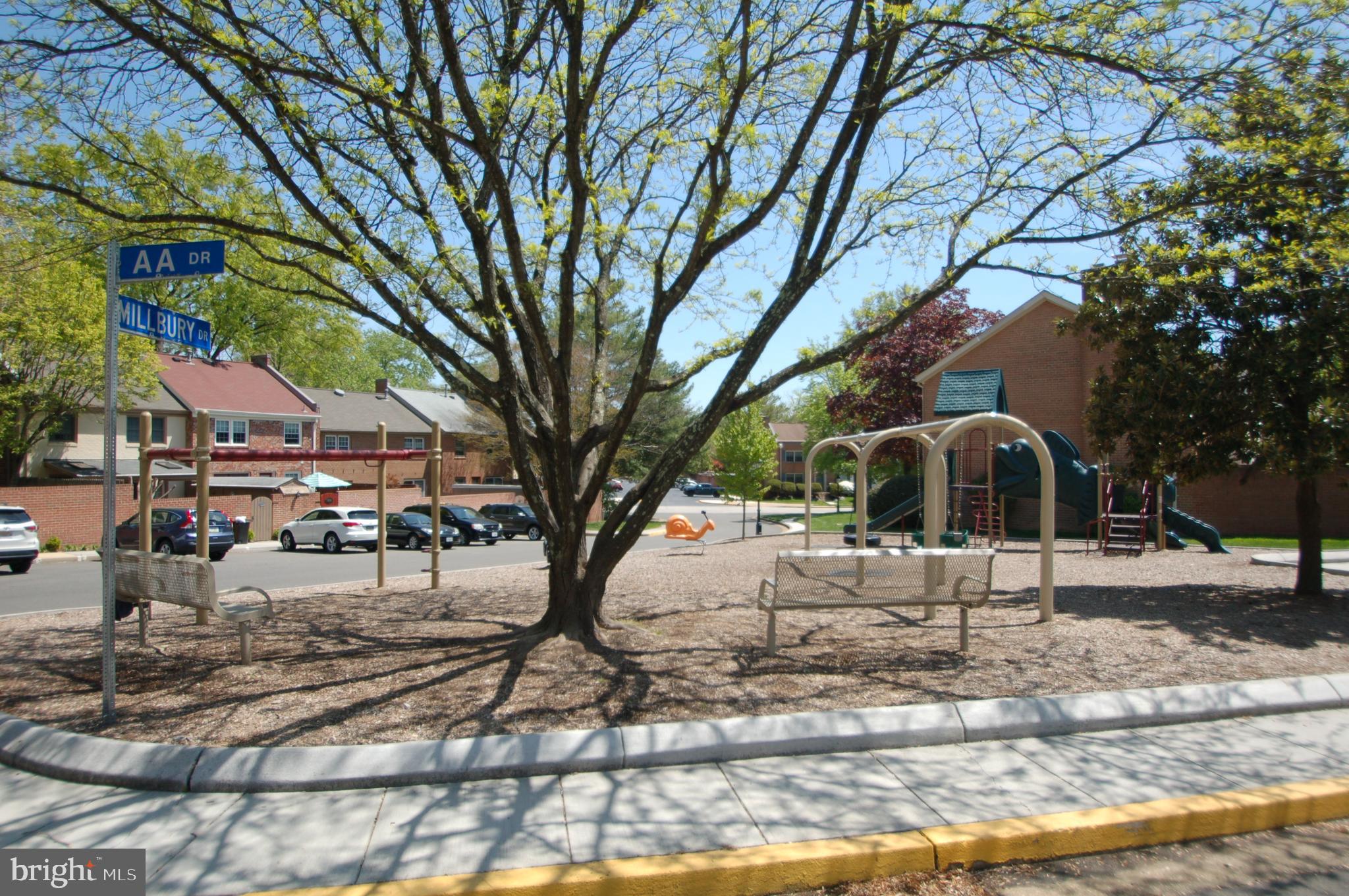 5932 Queenston Street Springfield, VA 22152 - Photo 41 of 47 a front view of a house with a yard