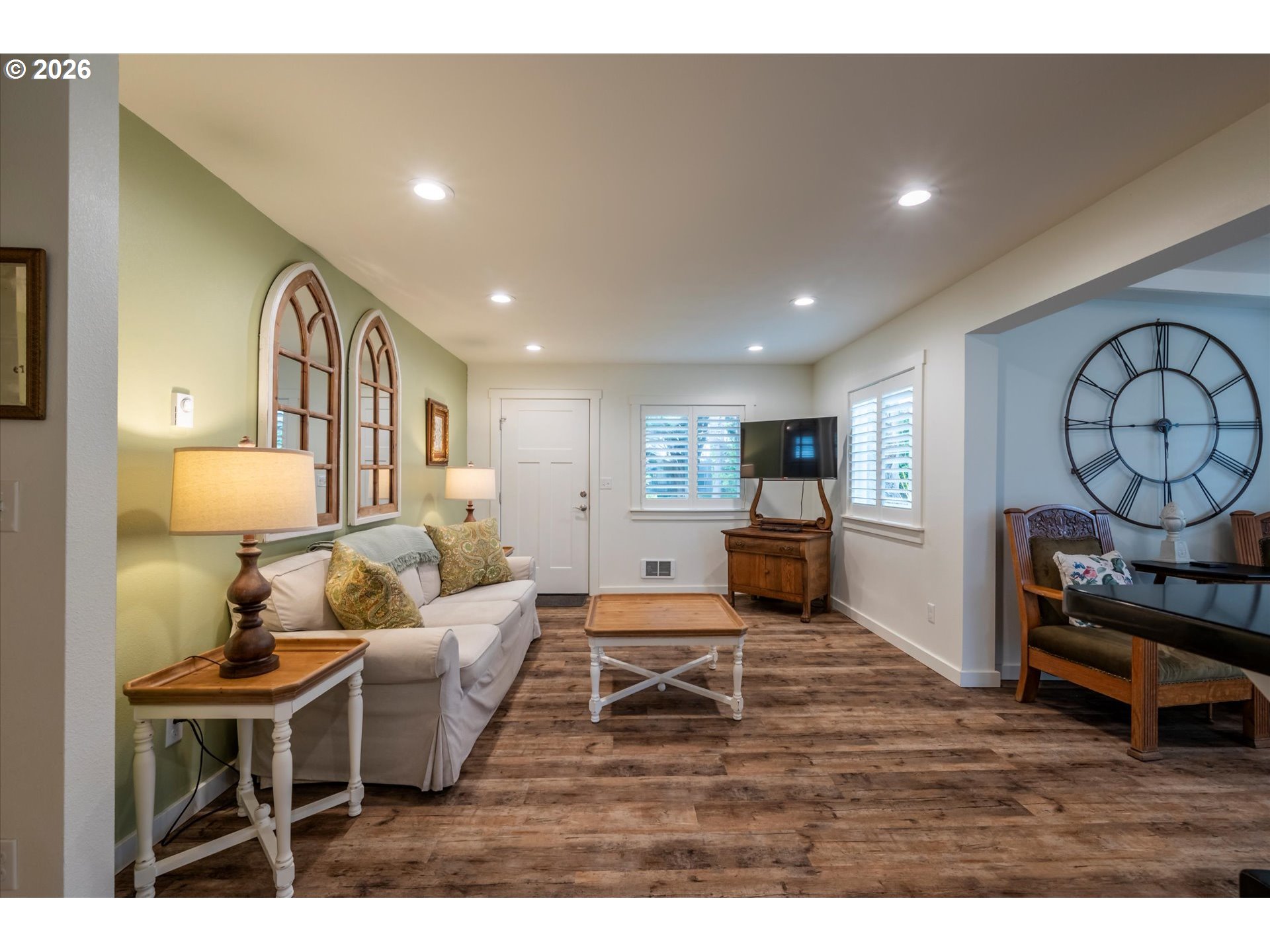770 9th Street Southeast Bandon, OR 97411 - Photo 19 of 47 a living room with furniture and a wooden floor
