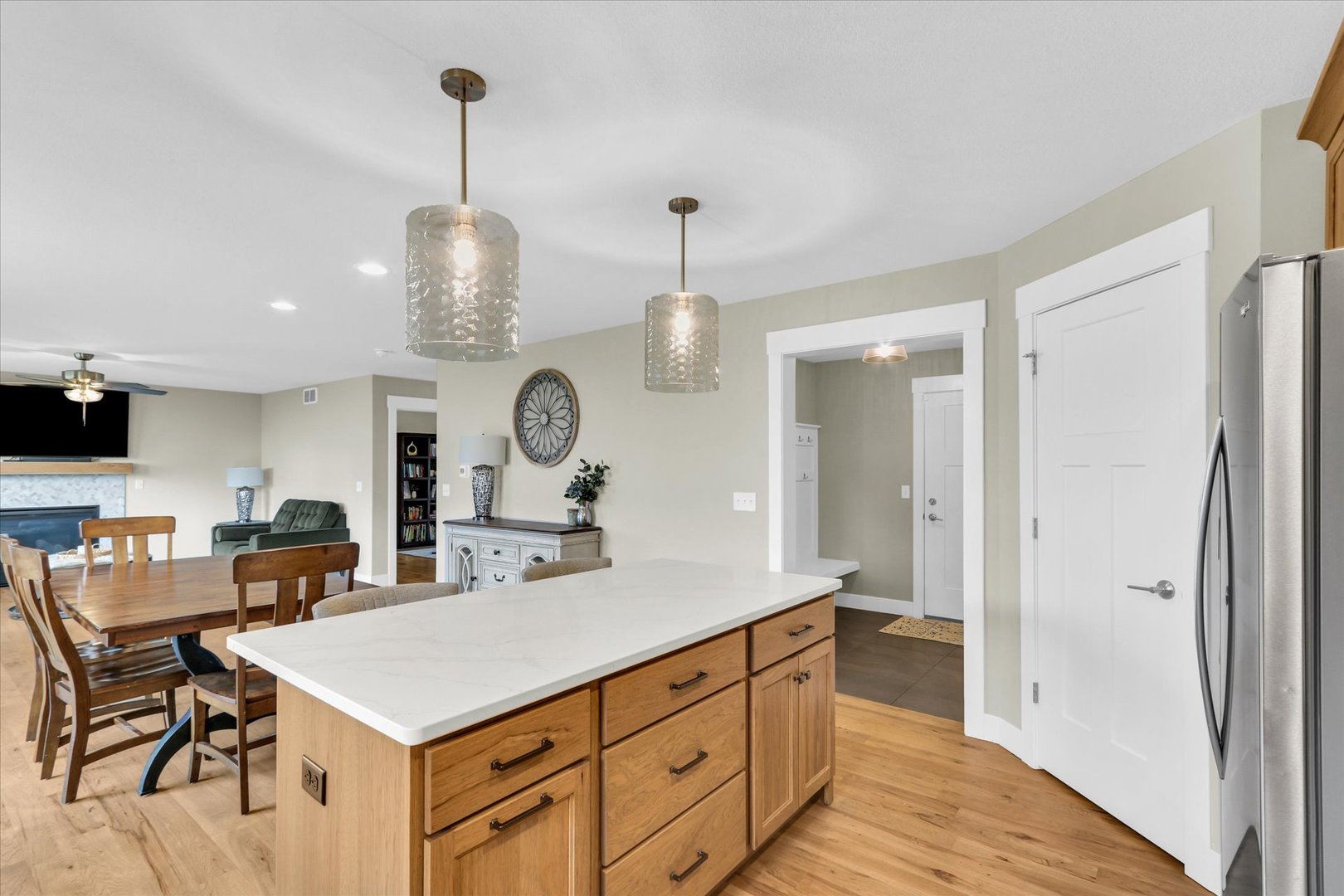 1403 Winterberry Road Savoy, IL 61874 - Photo 9 of 47 a very nice looking dining room with a table and chairs
