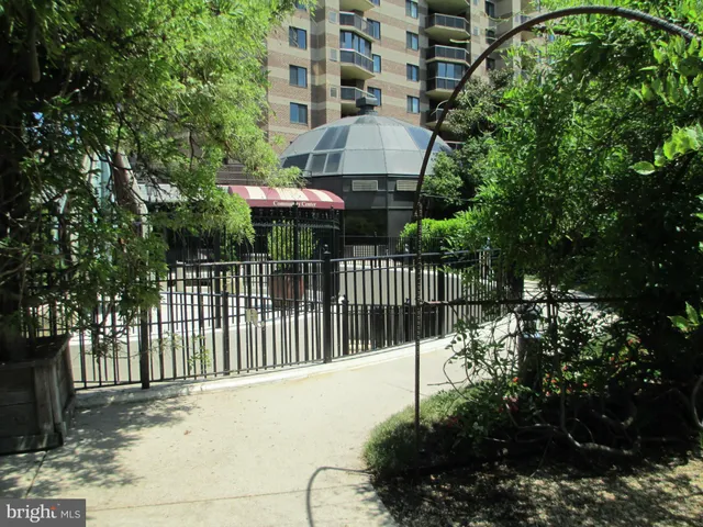 a view of a building with a building