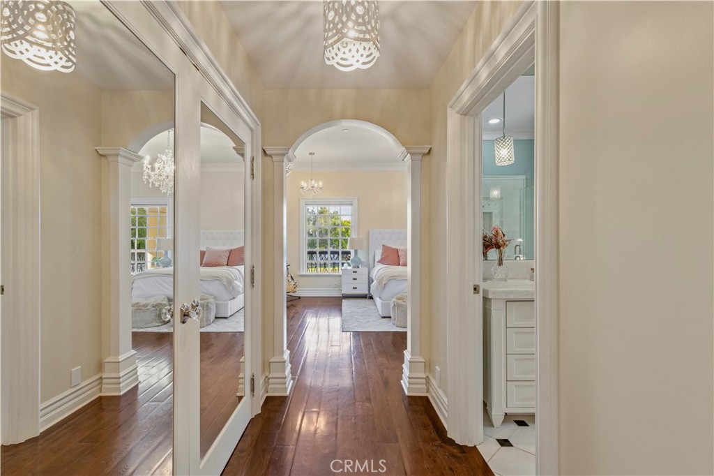 85 Crestview Avenue Camarillo, CA 93010 - Photo 45 of 62 a view of a hallway with wooden floor windows and livingroom